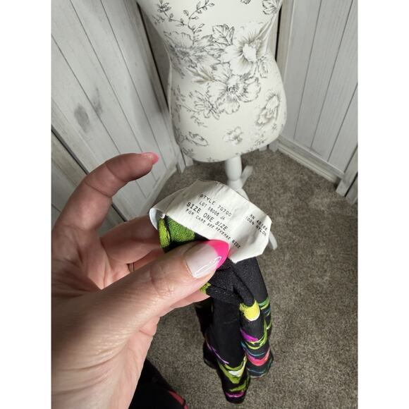 Vintage Miraclesuit Wrap Skirt Dress Cover Up Floral Print Bright One Size Tie - Picture 4 of 7